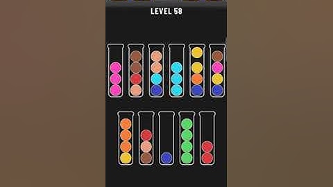 Ball Sort Puzzle Level-58 Walkthrough #Funbraingames || SGA