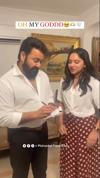 Cutest Video You Could See On Internet Today 🫶❤ #mohanlal #shorts #lalettan