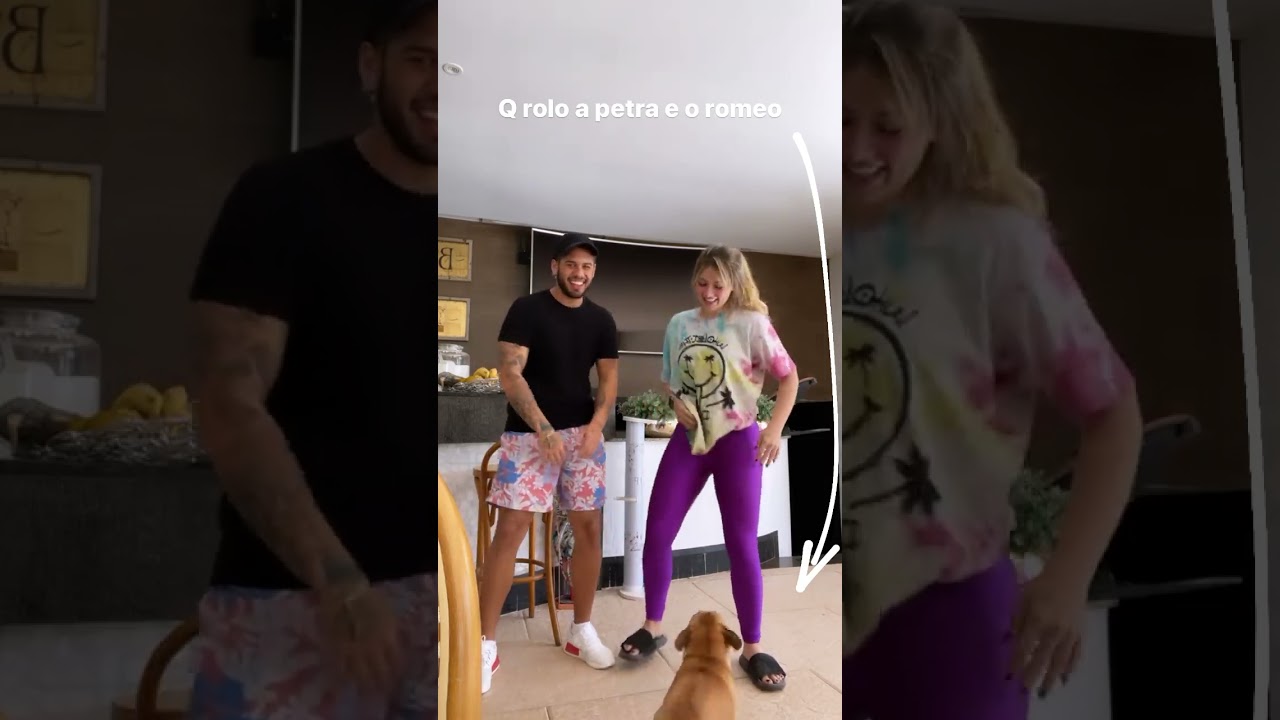 virginia e Zé Felipe dançando