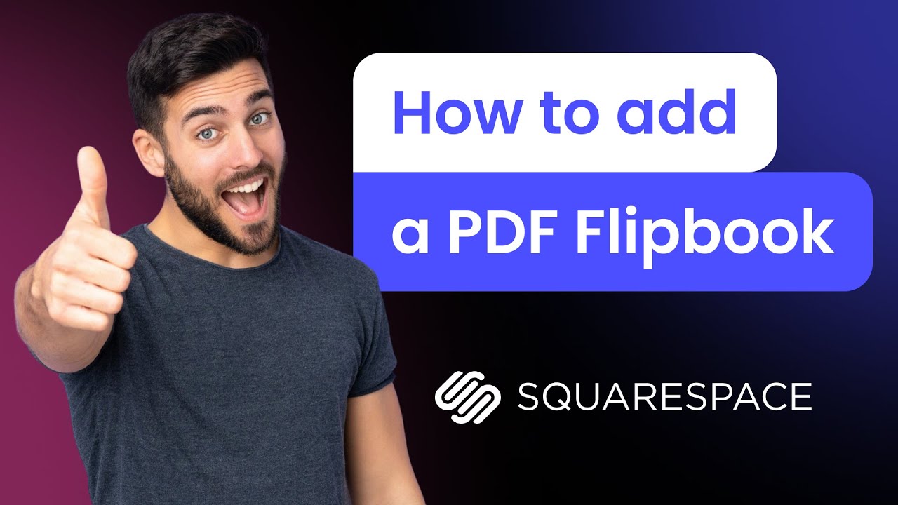 How to add a PDF Flipbook to Squarespace