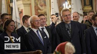 Watch: King Carl Xvi Gustaf Tours Damaged Historic Church In Ukraine After Russian Attack Ac15