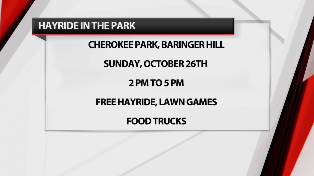 Free hayrides, lawn games at Baringer Hill in Cherokee Park this Sunday (Oct. 26)