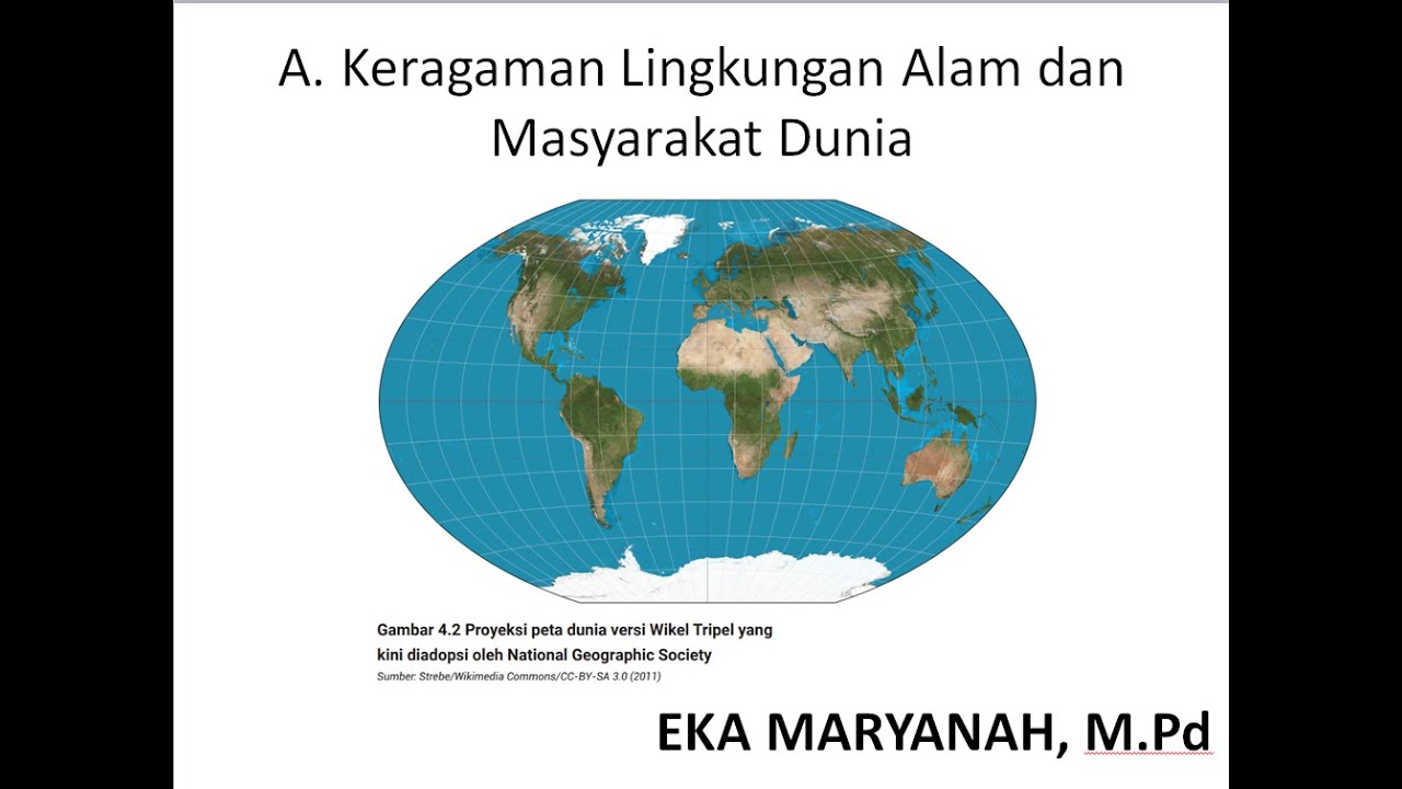 IPS kelas 9, KURIKULUM MERDEKA TEMA 4, Sub Bab A Keragaman Lingkungan Alam dan Masyarakat Dunia,
