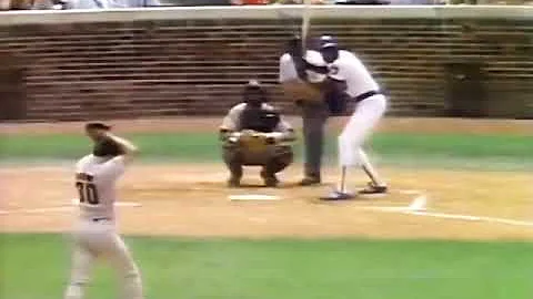 Andre Dawson Hit In Face by Eric Show