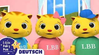 Drei kleine Kätzchen | Kinderlieder | Little Baby Bum Deutsch | Cartoons für Kinder