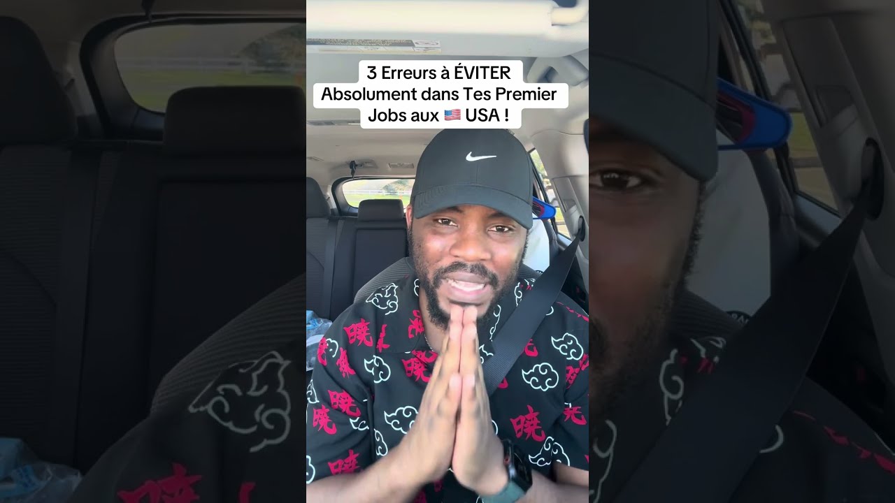 Trois Erreurs à ÉVITER Absolument dans tes Premier Jobs aux Etats Unis (USA)!