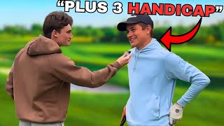 Catching Random Golfers LYING about their Handicap...