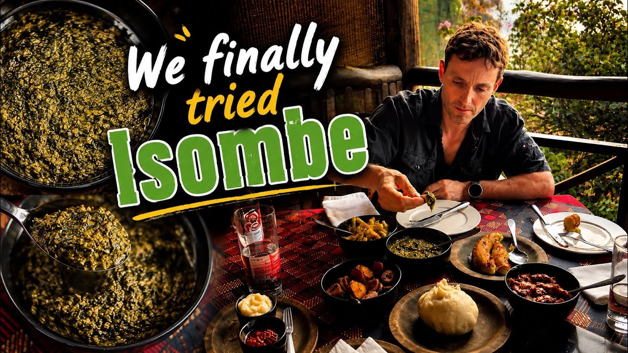 Still from We Finally Tried Authentic Rwandan Isombe! + Visiting the Real "Hotel Rwanda"