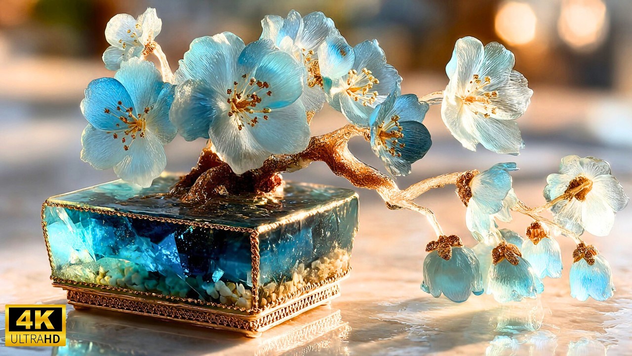 Когда камни рождения расцветают 🌸 Тихий поток света в течение 12 месяцев [4K]