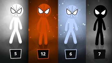 Stickman Party - Tournament Mode 123 4 Player Random - MiniGames Gameplay Part 290