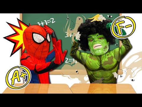 The Story of <strong>Clean</strong> in <strong>School</strong> 스파이더맨과 헐크의 학교생활 이야기