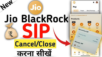 How to Close/Cancel SIP in Jio BlackRock Mutual Fund by Jio finance App | SIP Cancel Process | NEW