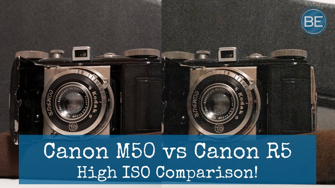 Canon M50 vs Canon R5 High ISO Comparison YouTube