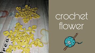 Crochet beautiful unit // Flower Crochet for beginners وحده كروشيه شكل ورده شيك