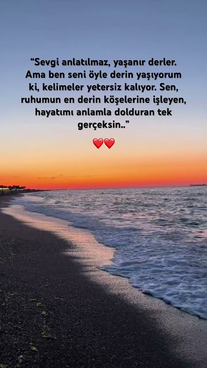 Gerçeksin..❤️ #sevgi #askbuyusu #damarsözler #özlüsözler #aşksözleri #anlamlısözler #günbatımı
