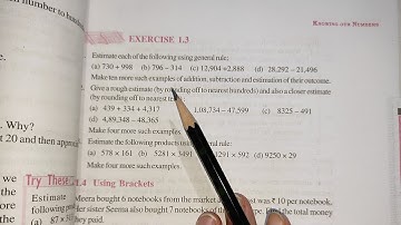 Ex 1.3 chapter 1 knowing our numbers || Ncert Class 6th Maths