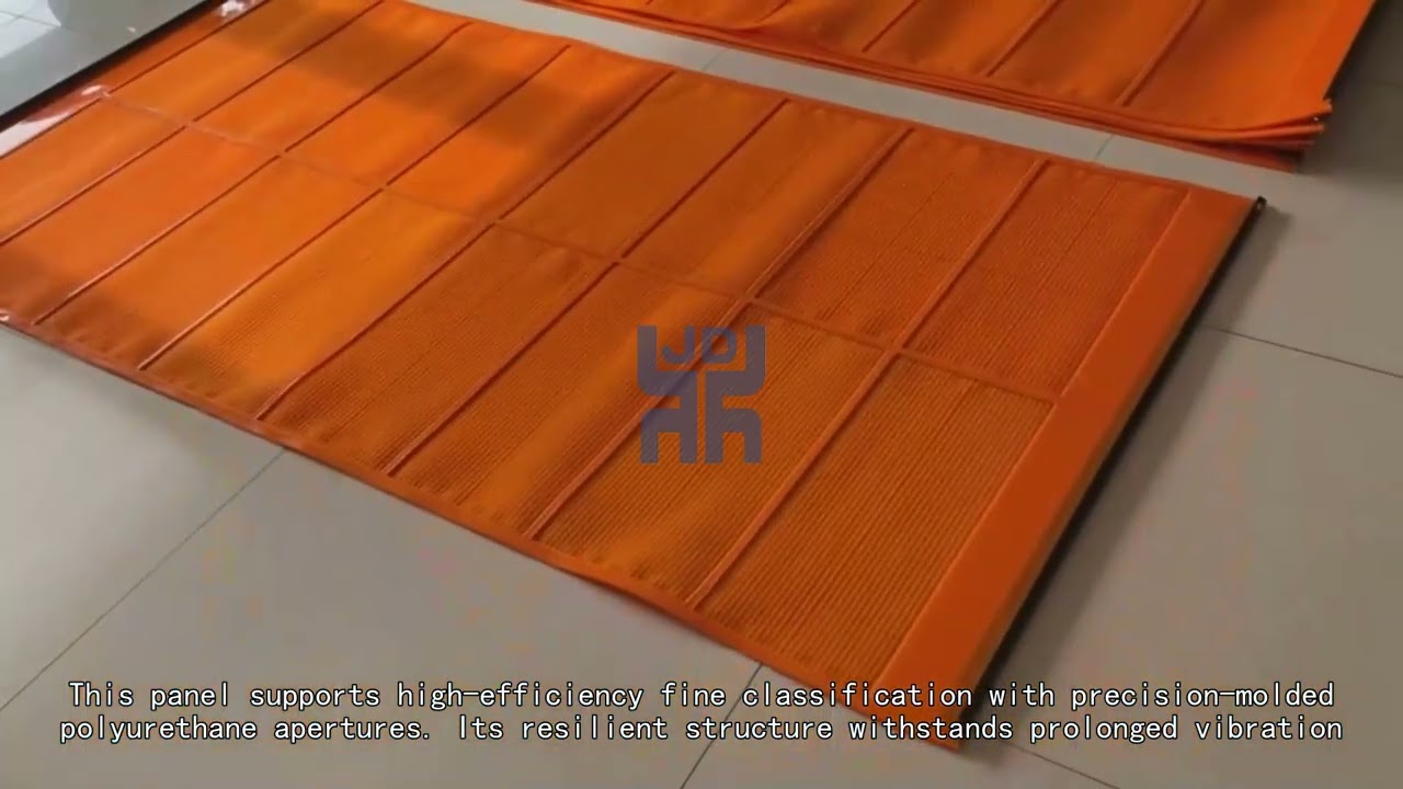 Heavy Duty Polyurethane Fine Mesh Screen Panels for Ore and Sand Plants