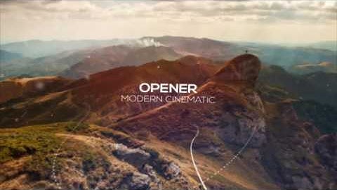 Modern Inspiring Cinematic Parallax Slideshow Opener After Effects Template