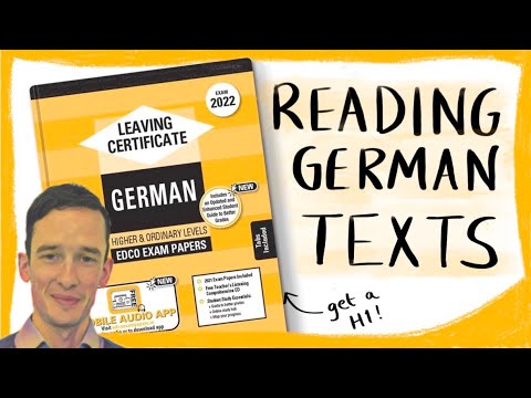 Answering Text 1 in  Leaving Cert German