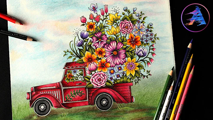Speed Coloring "Truck" | WORLD OF FLOWERS Book by ...