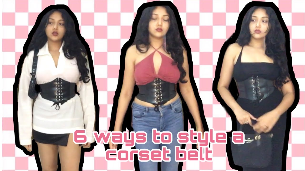 6 ways to style a corset belt #corset 