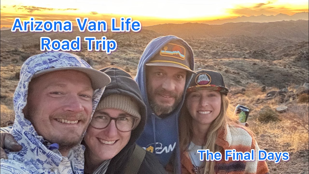 Arizona Van Life Road Trip. The Final Days Sunrise, New Years Eve ...