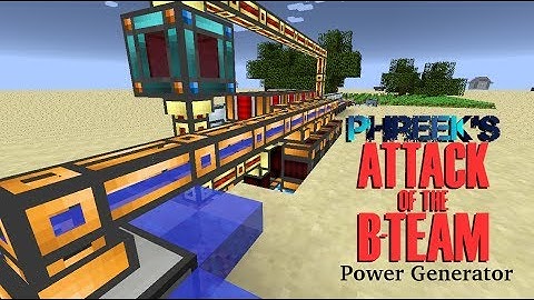 Minecraft WOLFPride Attack of the B-Team Power Generator Tutorial