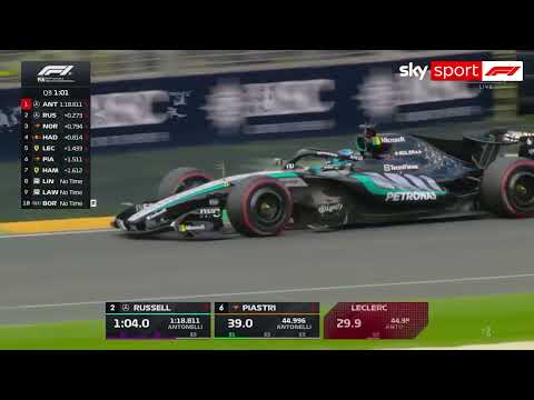 Video F1, GP d'Australia: pole postion di Russell, 2° Antonelli: gli istanti decisivi delle qualifiche
