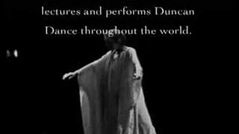 Isadora Duncan Dance Group: Barbara Kane