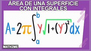 Área de una superficie de una función que gira alrededor del eje x | ejercicio 1