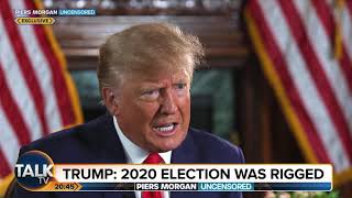 "That Election Was Rigged And Stolen!" Donald Trump On The 2020 Election | PMU