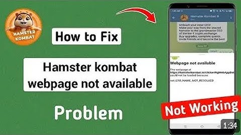 Hamster kombat not loading!/ opening easy fix💯