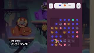 Two Dots Level 8520 Gameplay (no boosters used) ⭐️⭐️⭐️
