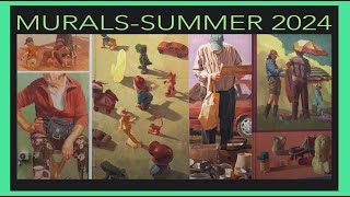 Lonac/SUMMER 2024/ Grenoble, Beograd, Mostar, Čačak- painting murals at the street art festivals