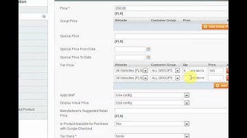Magento - Add Tier Prices