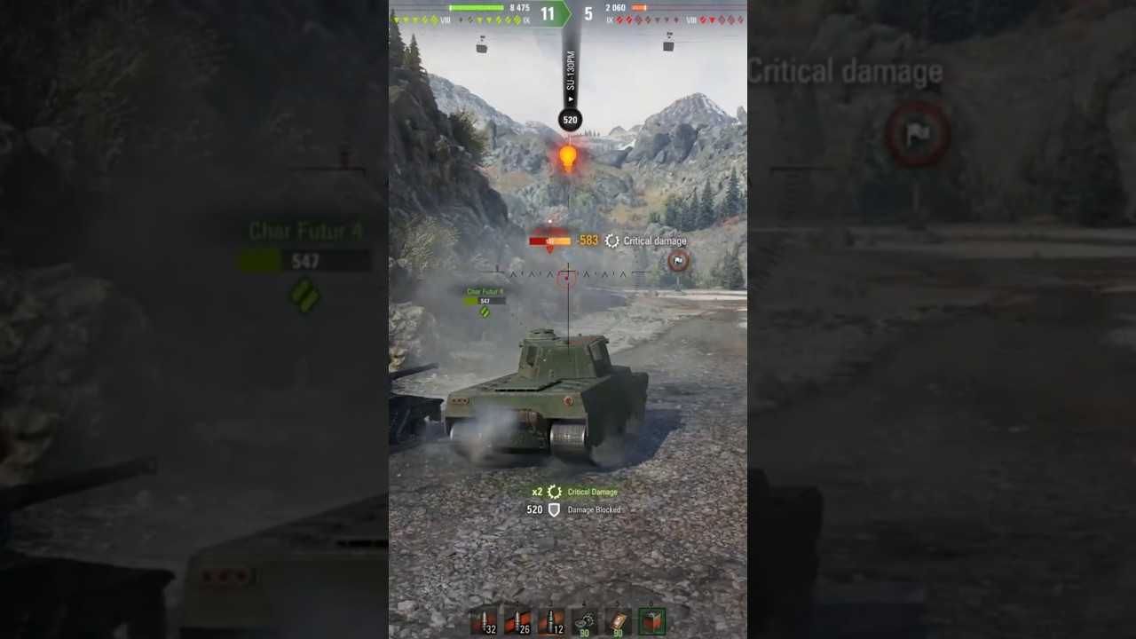 WOT 🇯🇵🛡️💥 - Shooting HE Shell in Mountain Pass || Type 4 Heavy 