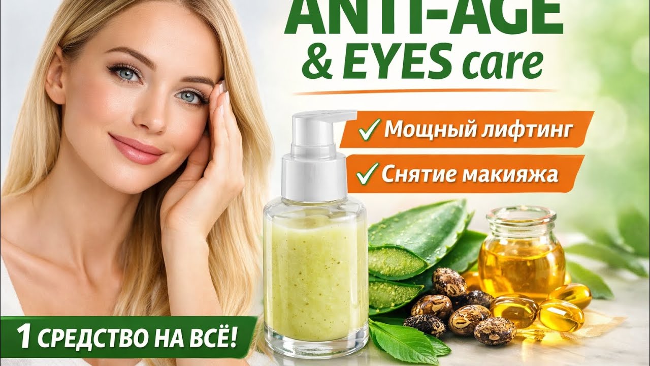 Универсальный супермощный уход за лицом  в одном флаконе. 