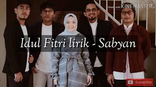 Idul Fitri lirik - Sabyan