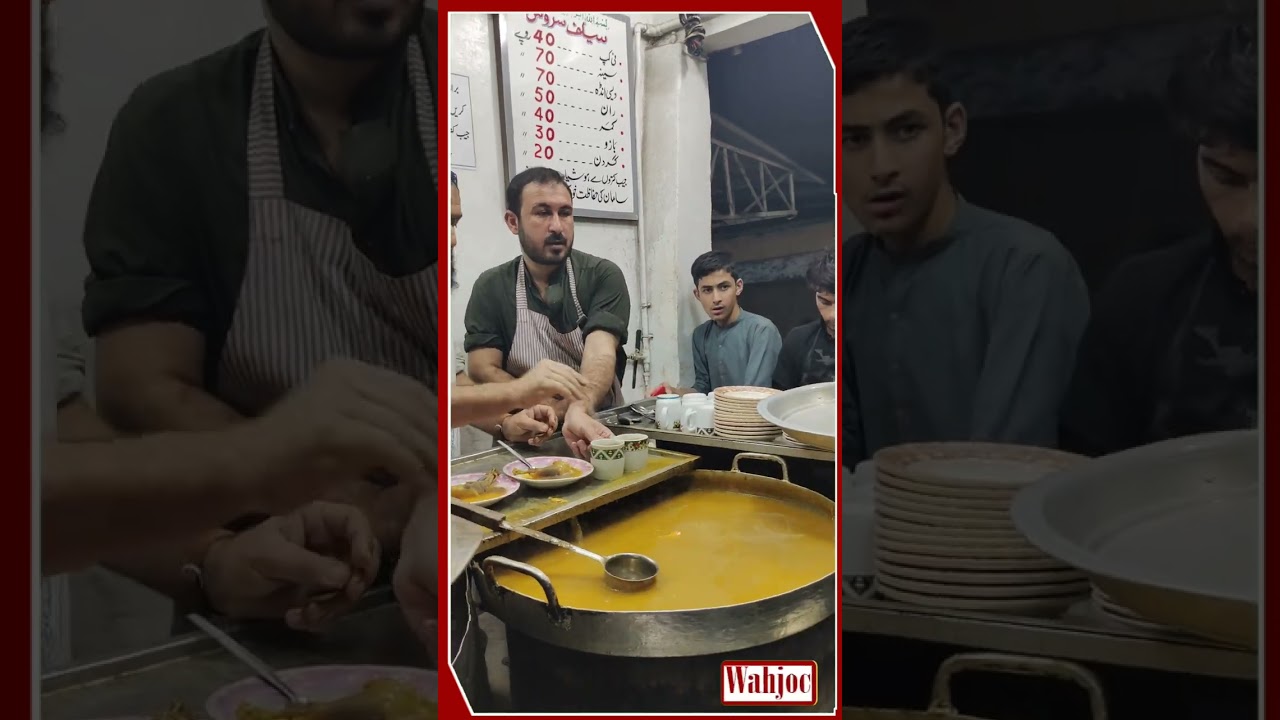 Asli Peshawari Dasi Chicken Yakhni Soup | Street Food Karachi | Winter Special | Wahjoc Food