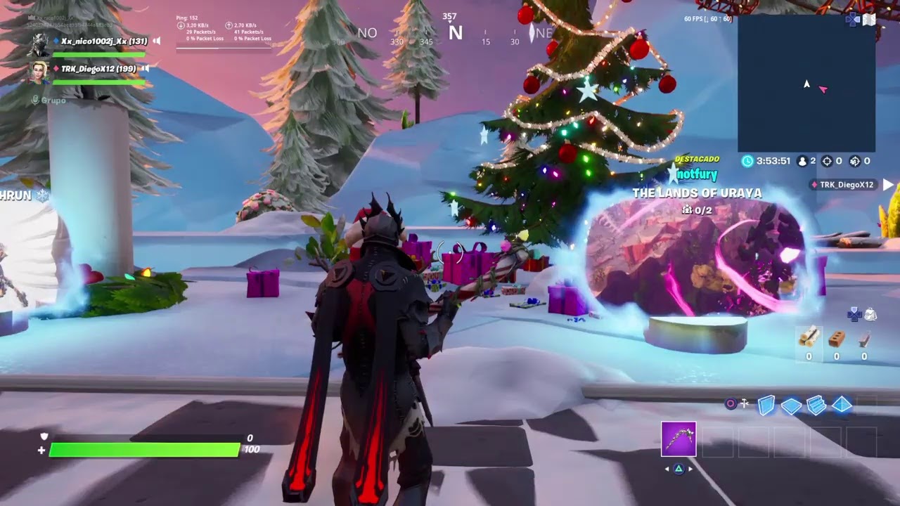 jugando creativo @fortnitechile