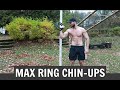 MAX Ring Chin ups [New PB!!]