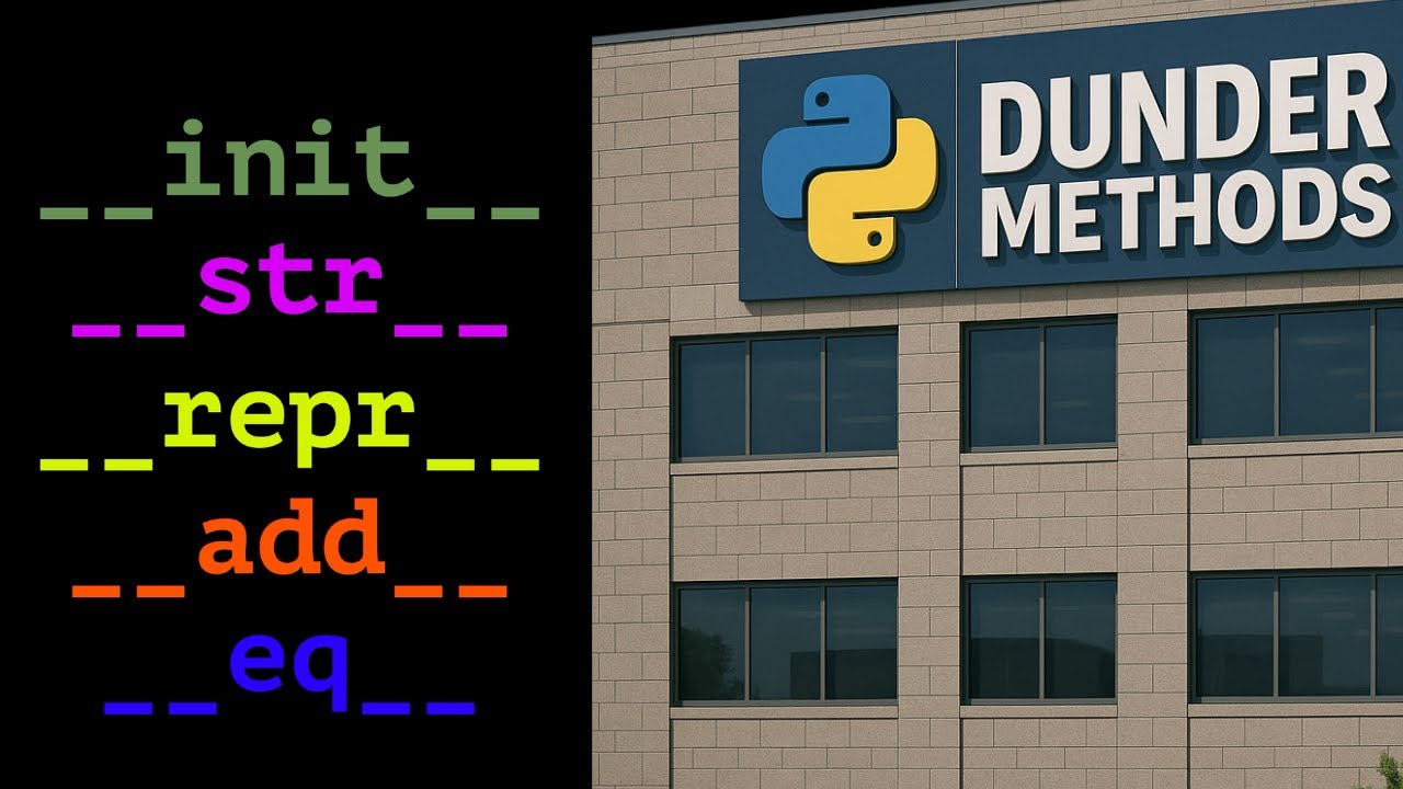 5 Python Dunder Methods You're Not Using (But Should Be) - YouTube