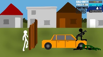 CODM VS FF VS FORTNITE VS PUBG STICKMAN ANIMATION VIDEO