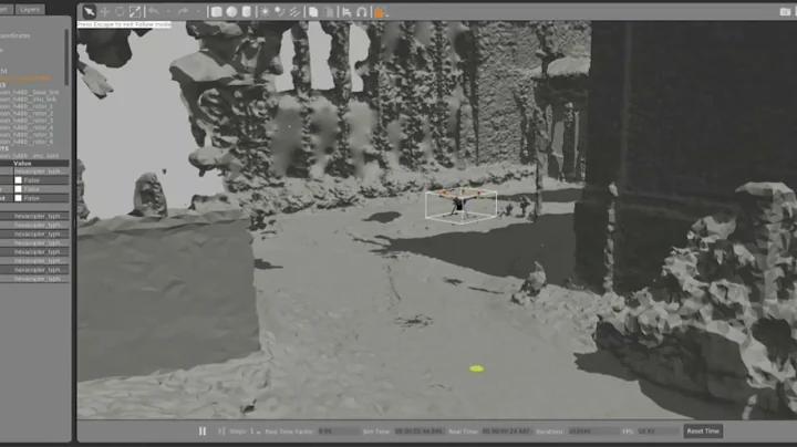 3D path planning on static environment