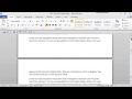 How to Remove Paragraph Breaks & Keep Spaces Between Paragraphs : MS Word Skills