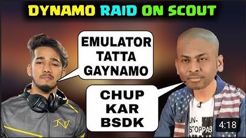 scoutop vs dynamo gaming full controversy explained pubg mobile vs pubg emulator who is right ?