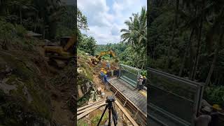 “Building a Glass-Edge Jungle Infinity Pool | Hidden Paradise Transformation”