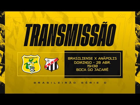 BRASILIENSE X ANÁPOLIS - SÉRIE D 2024 - FASE DE GRUPOS - PRIMEIRA RODADA