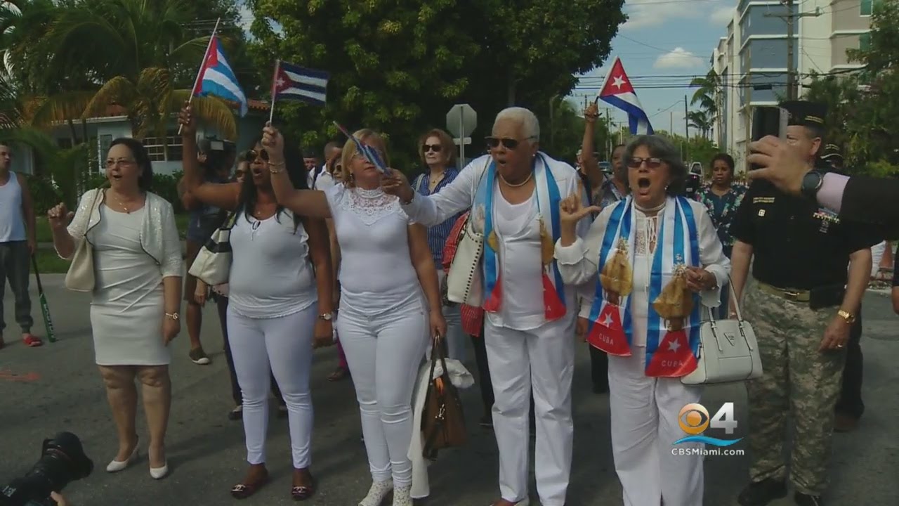 In Miami, ‘Ladies In White’ Rally; In Cuba, They Stay Home