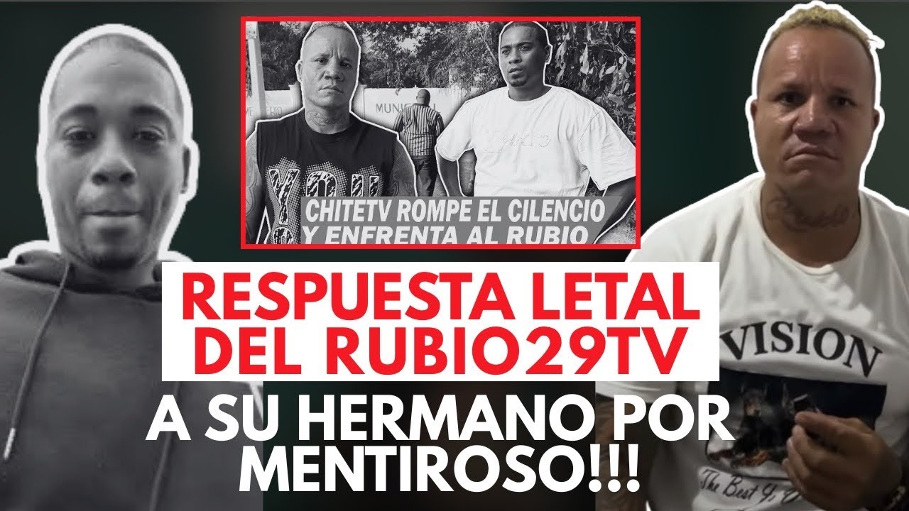 El Rubio le Responde asu hermano Chite Tv por segunda ves por hablador